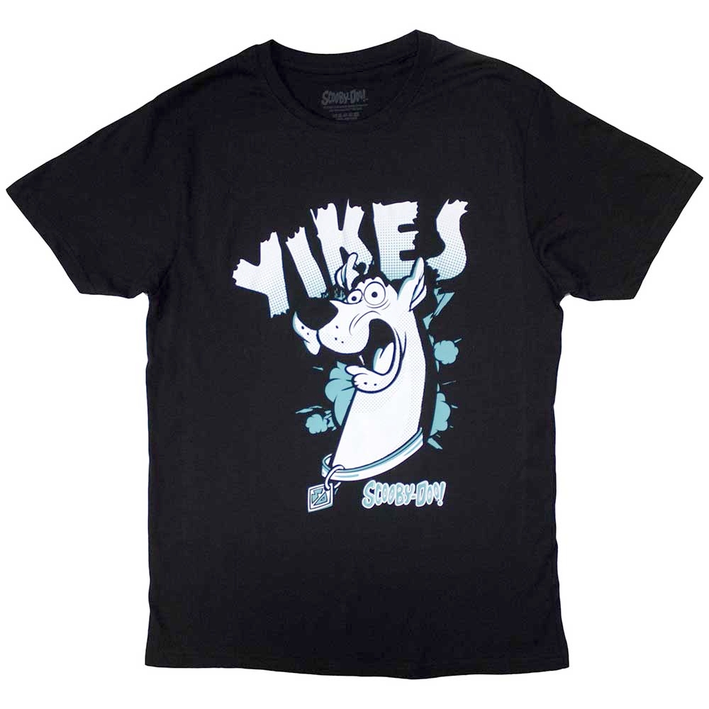 ScoobyDoo - Yikes Scooby Blue Tshirt Homme - Noir